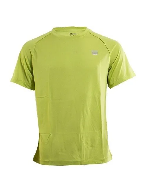Camiseta Wilson Core Crew Verde Wra746404 | Ofertas de pádel